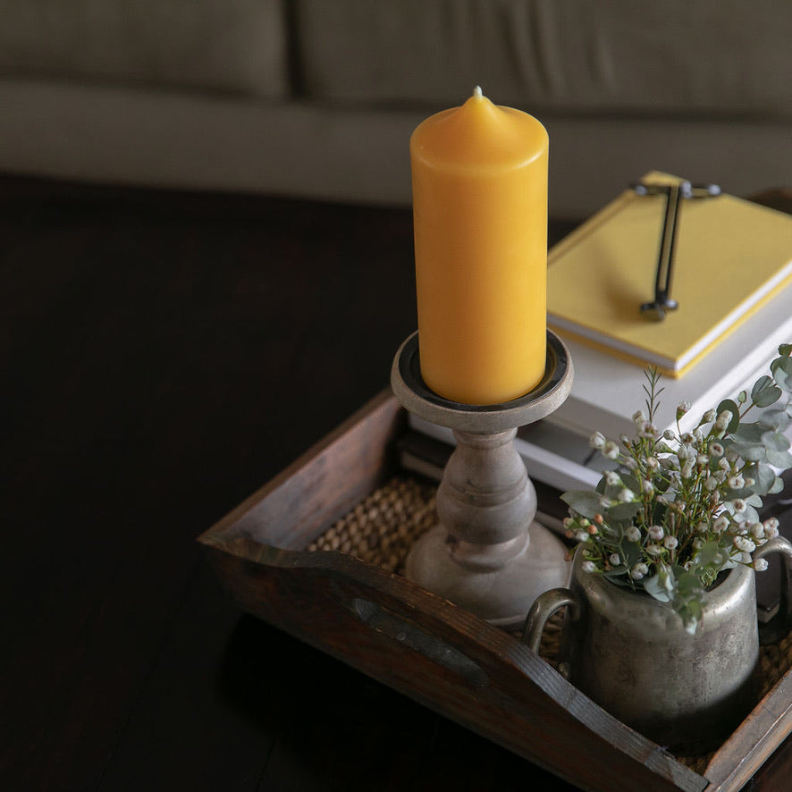 Bell Top Six Inch Pillar Candle