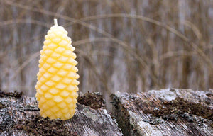 Locally Made Beeswax Candles