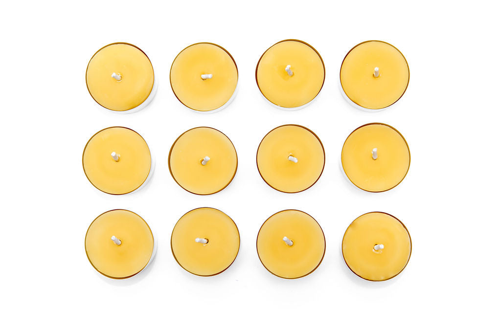 Tea Light Beeswax Candles Twelve Box