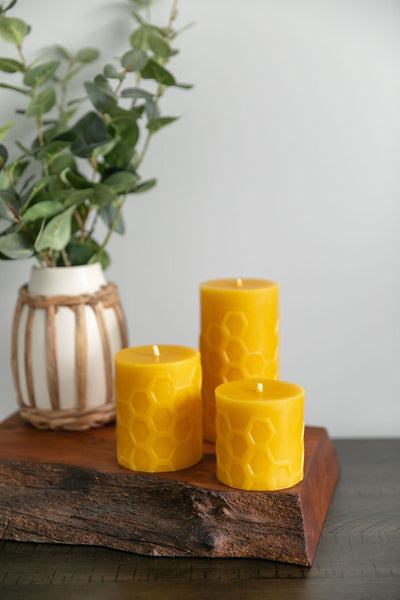 Hex 6.0 Pillar Candle