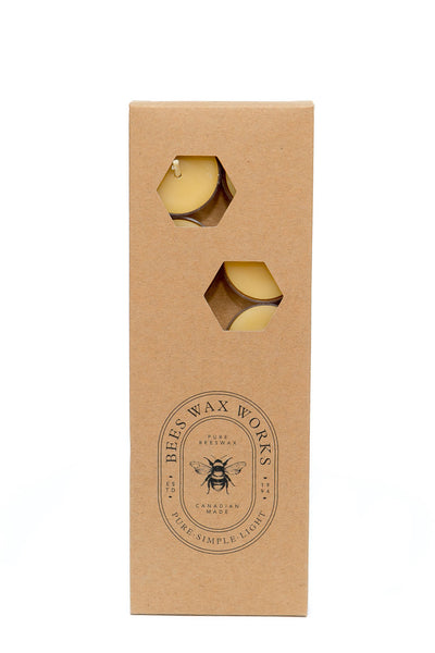 Tea Light Beeswax Candles Twelve Box