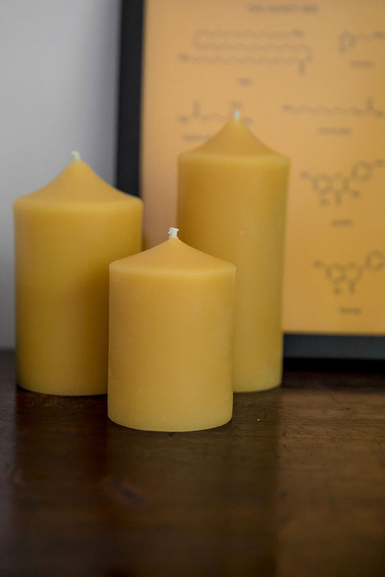 Bell Top Five Inch Pillar Candle