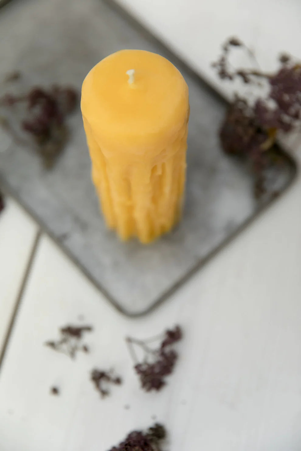 Beeswax Candle ~ Hippy Drippy