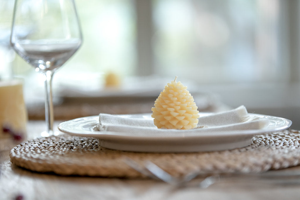 Pine Cone Candle