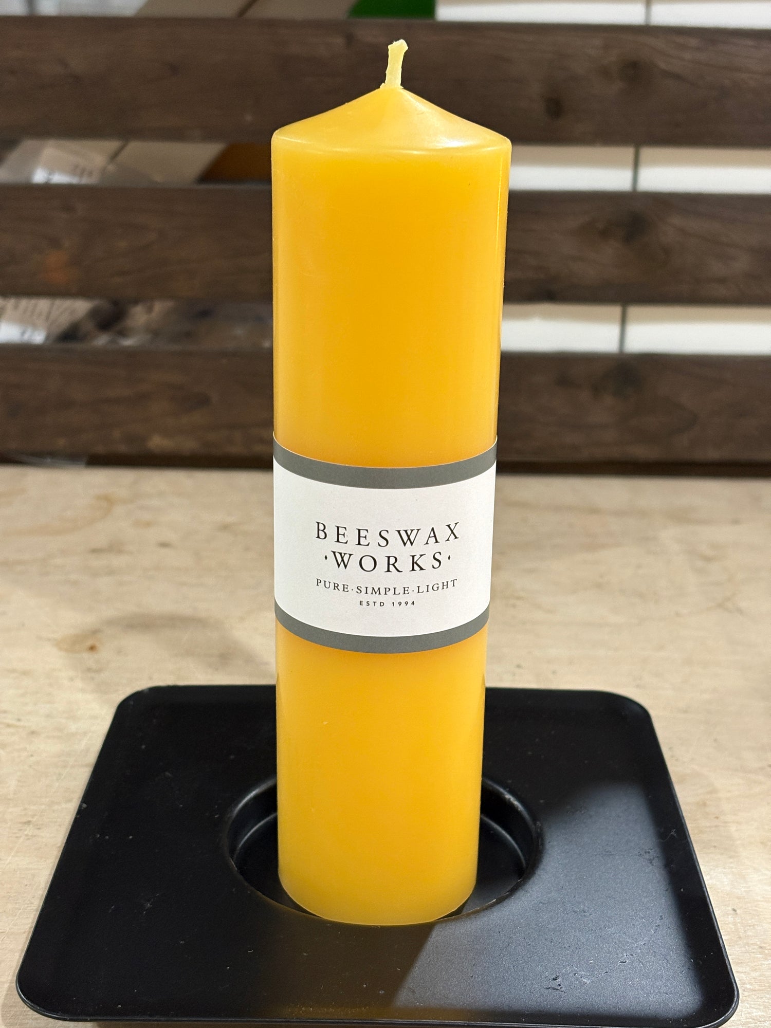 Narrow Seven Inch Pillar Candle