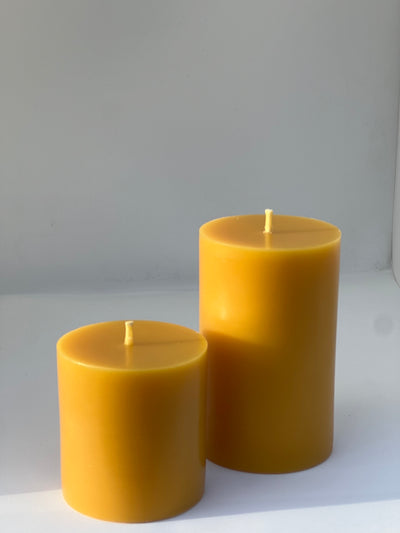 Flat Top Pillar Trio Candle Set