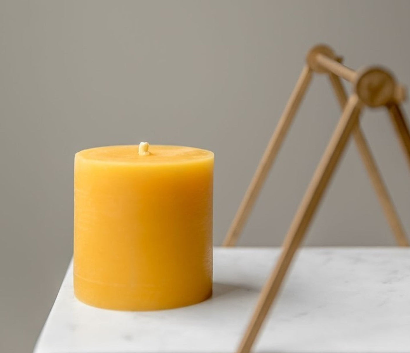 Flat Top Three Inch Pillar Candle