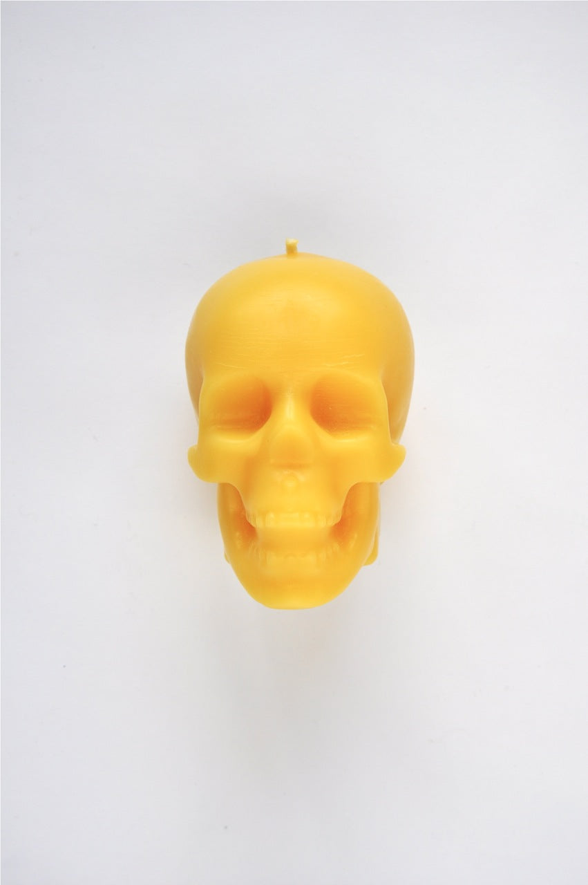 Spooky Skull Candle