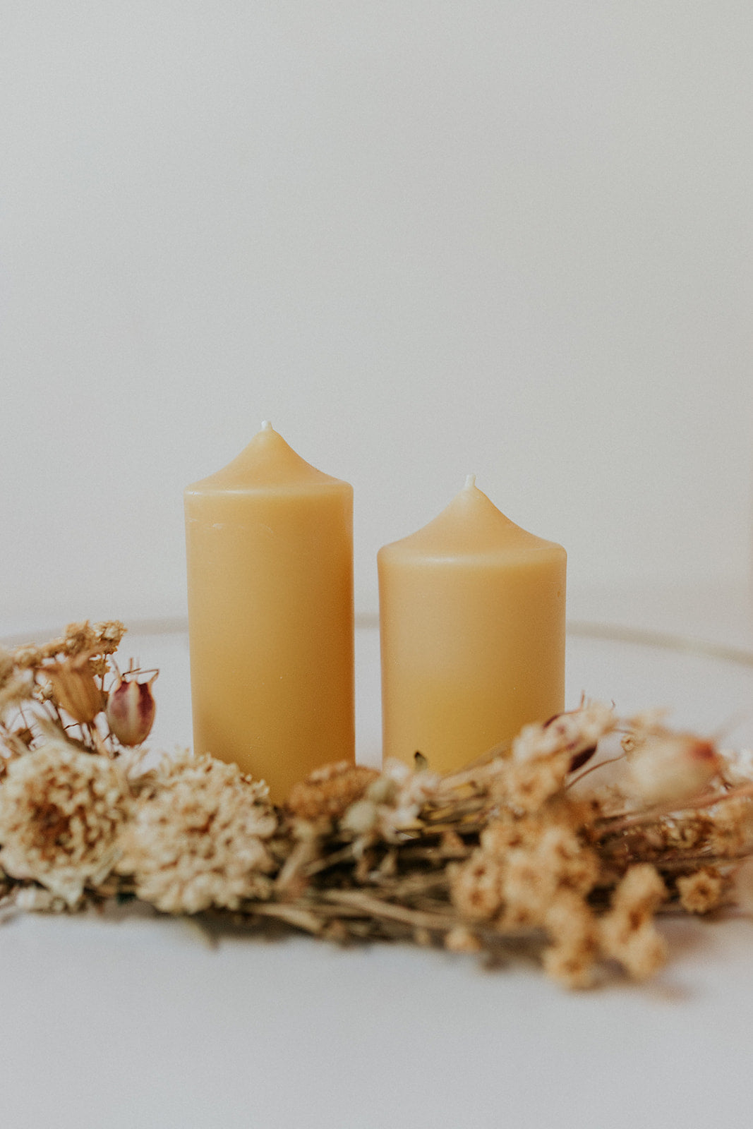 Bell Top Six Inch Pillar Candle